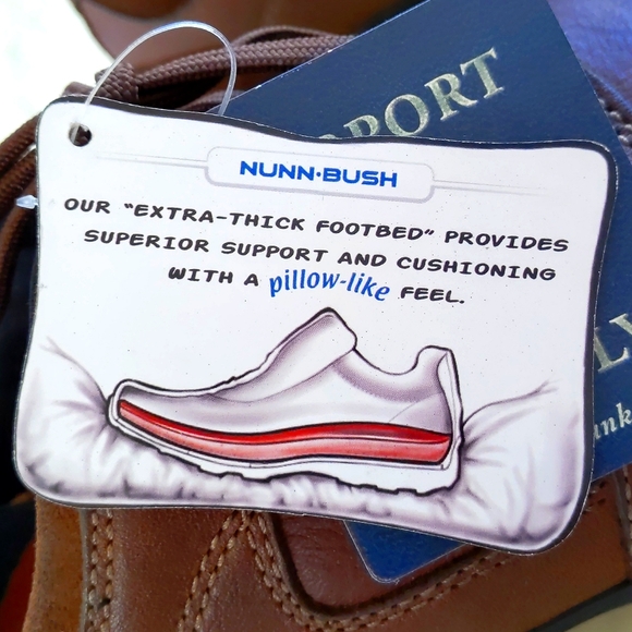 NWT. NUNN.BUSH Genuine Leather Upper Shoe with "Extra-Thick Footbed". - Picture 8 of 9